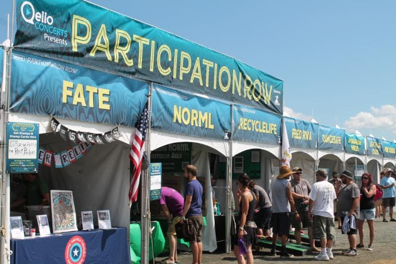 Lockn Particpation Row