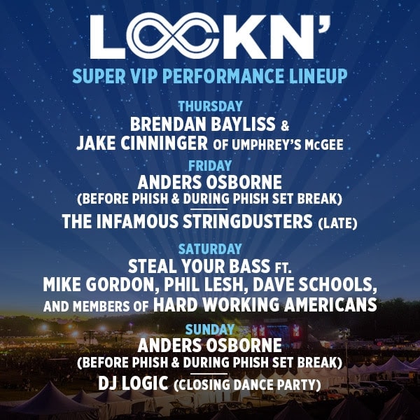 Lockn Super VIP 2016 Poster