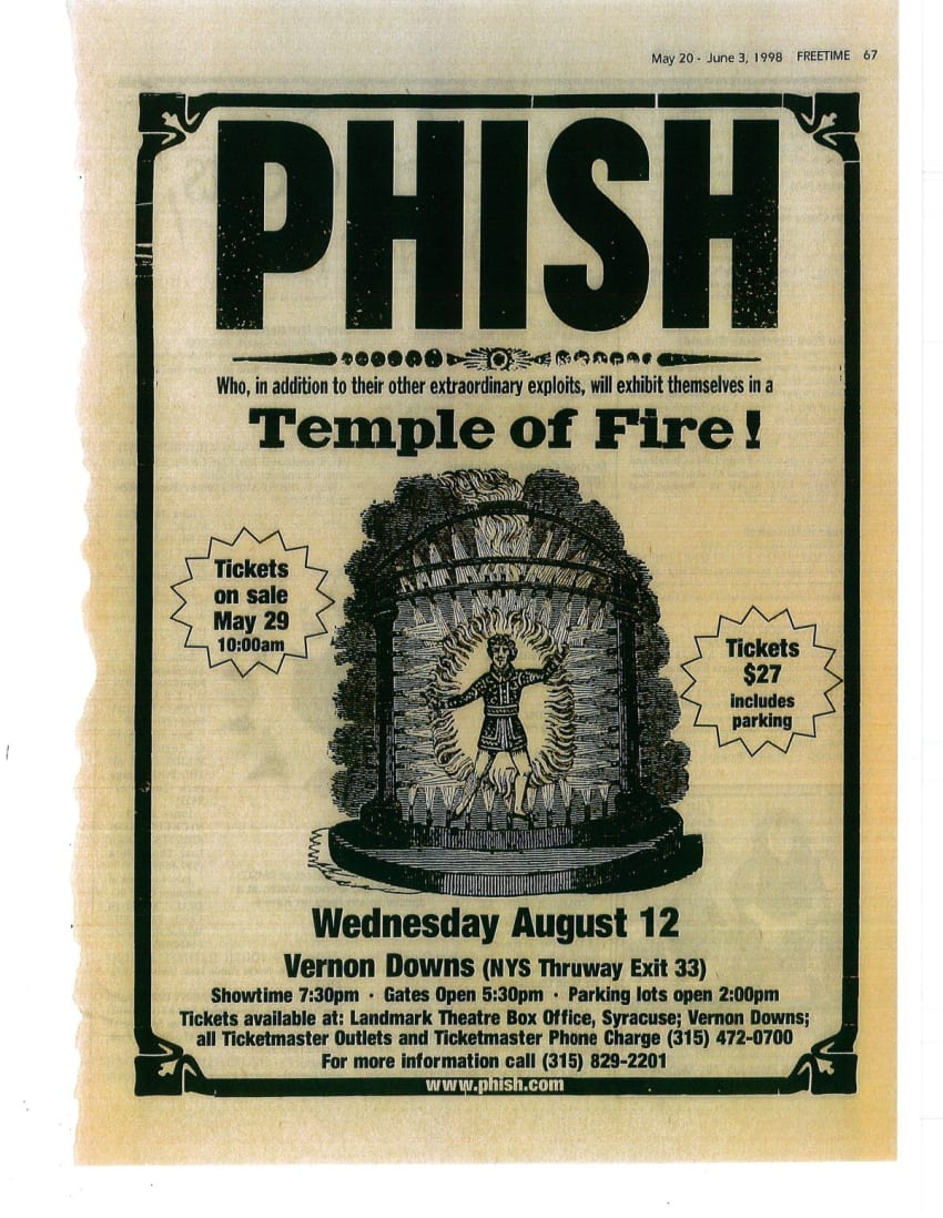 Phish Vernon Ad