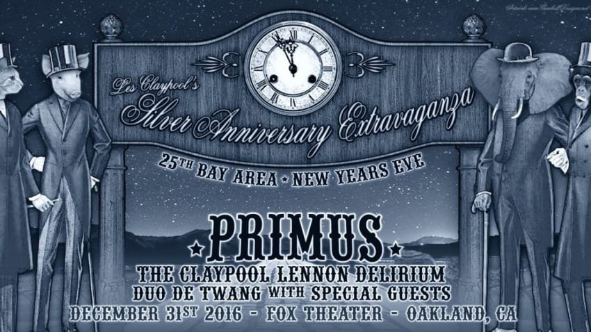 Les Claypool To Celebrate New Year's With Primus, Duo De Twang & Claypool Lennon Delirium