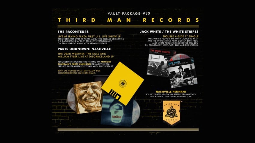 Third Man Records Vault Package #30 Features The Raconteurs, The Dead Weather & More