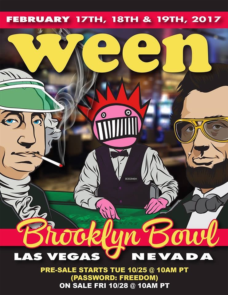 Ween Announces Brooklyn Bowl Las Vegas ThreeNight Stand