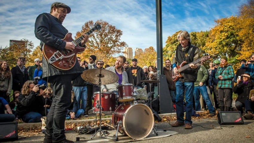 Phil Lesh Played Surprise Central Park Set With Eric Krasno & Joe Russo On This Date In 2013