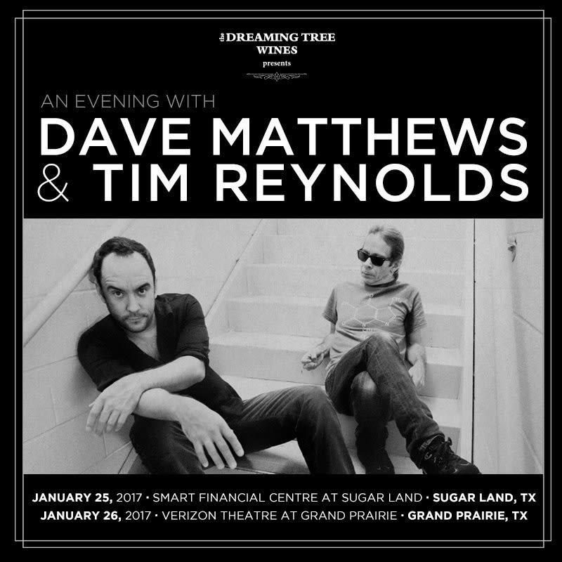 Dave Matthews & Tim Reynolds Announce Texas Shows