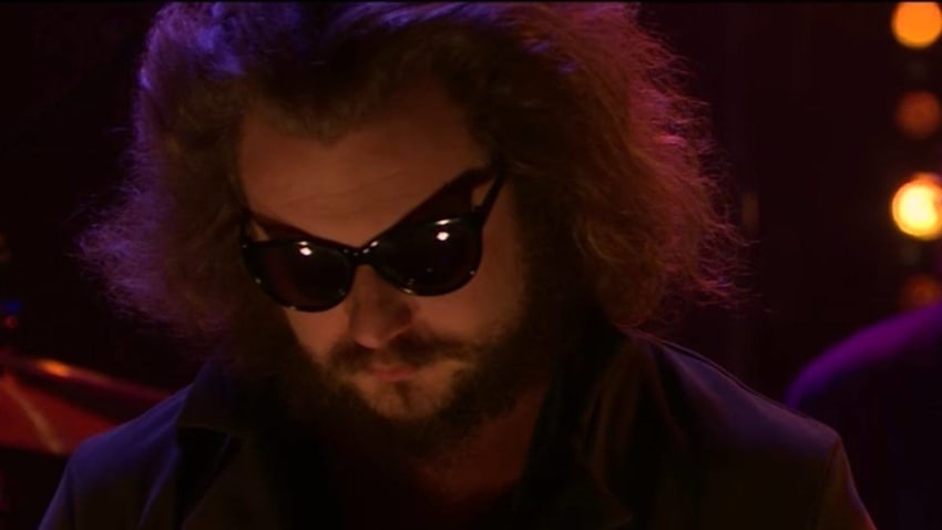 Jim James Performs On ‘The Late Late Show’