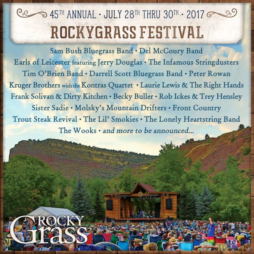 RockyGrass Festival 2017 Poster