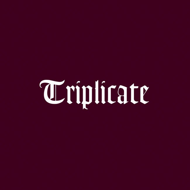 Triplicate Cover