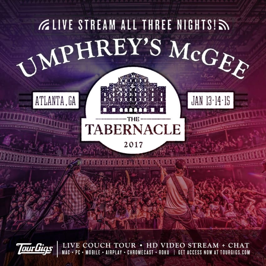 Umphrey&#39;s McGee Announces Webcasts Of Upcoming Shows In Atlanta