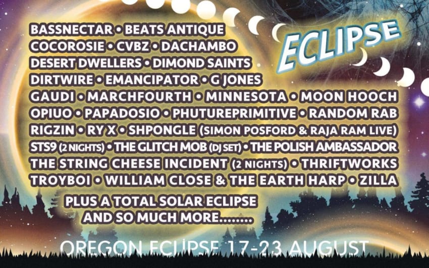 Oregon Eclipse 2017 Poster