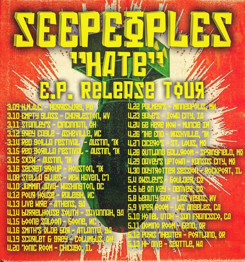seepeoples HATE TOUR Poster