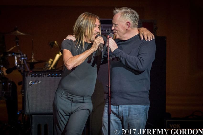 Iggy Pop Bernard Sumner Tibet House Gordon