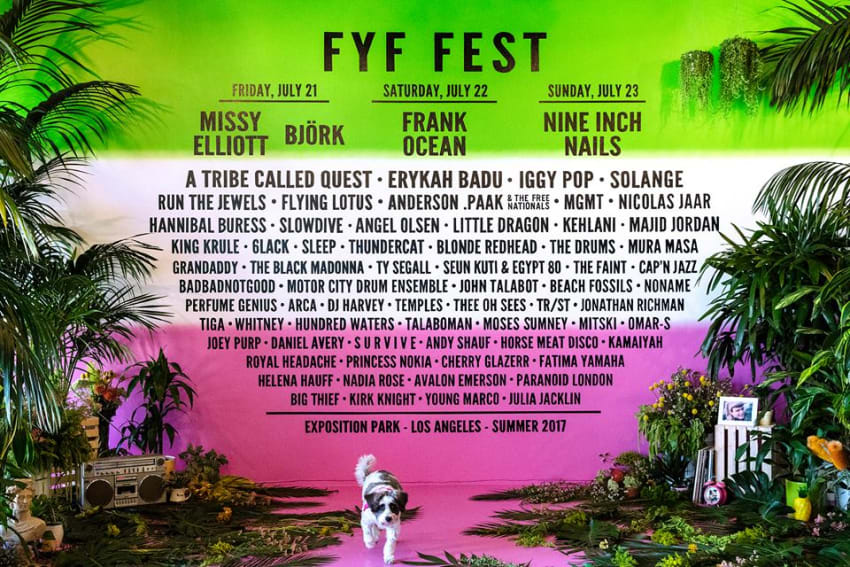 fyf fest lineup 2017 admat