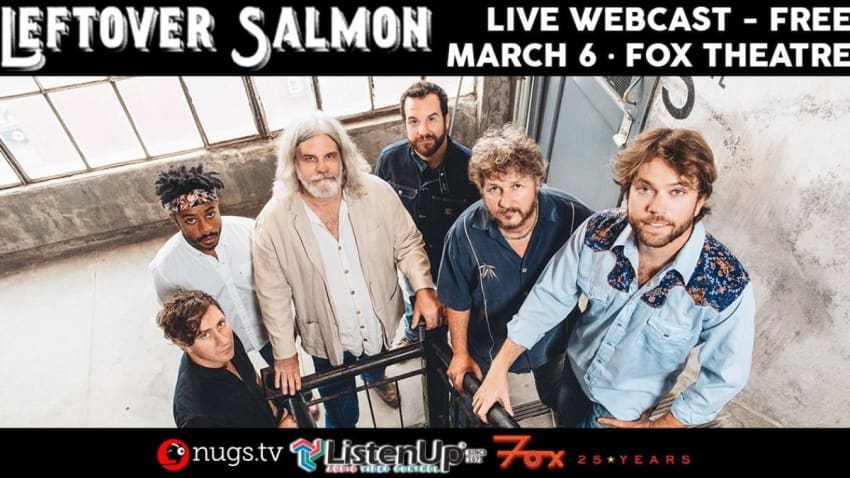 Leftover Salmon Announces Free Webcast Of Tonight's Fox Theatre Anniversary Concert