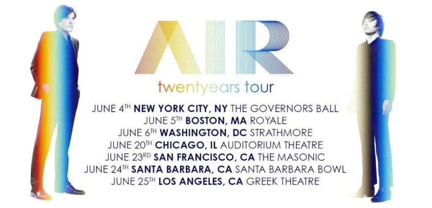 Air twentyyears tour Poster