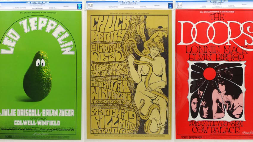 Over 100 Rare CGC Graded Concert Posters Up For Auction Through Sunday