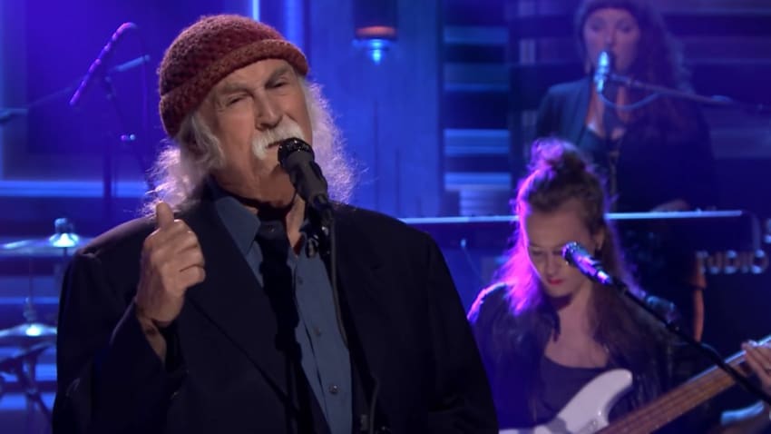 David Crosby Performs New Single On ‘The Tonight Show’
