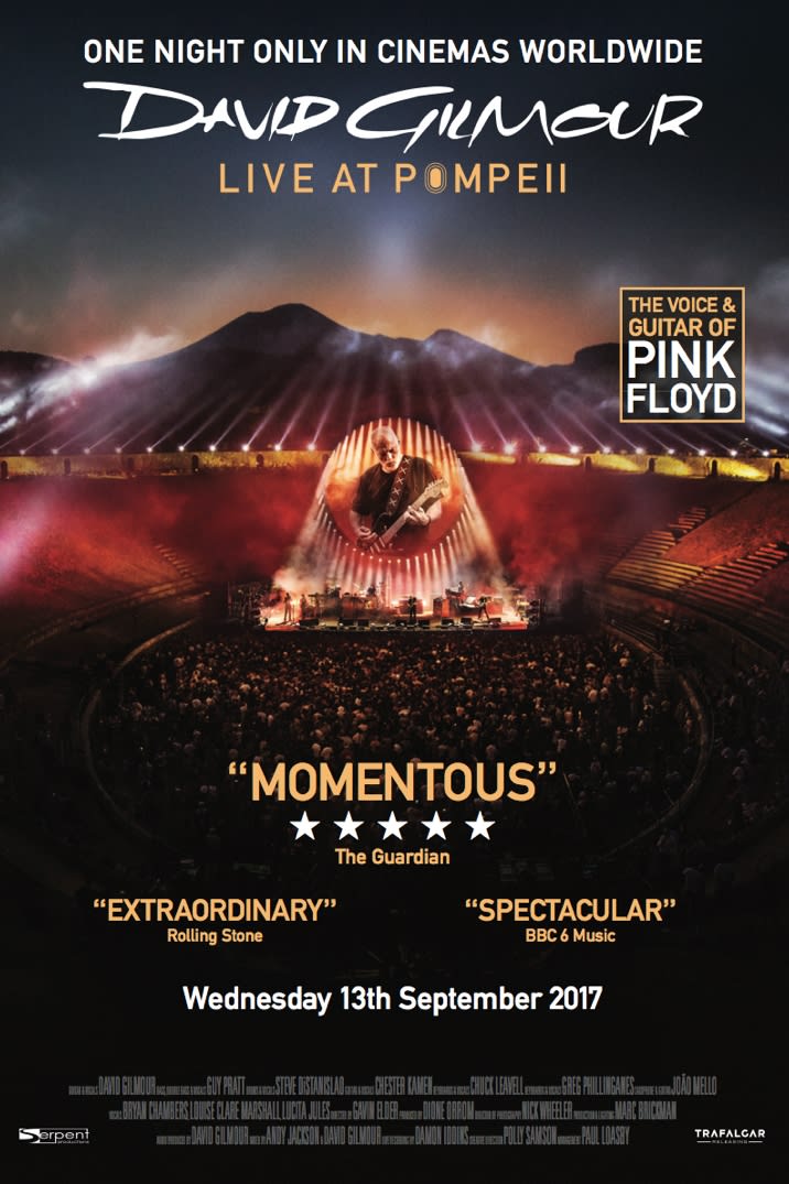 David Gilmour Pompeii Movie Poster