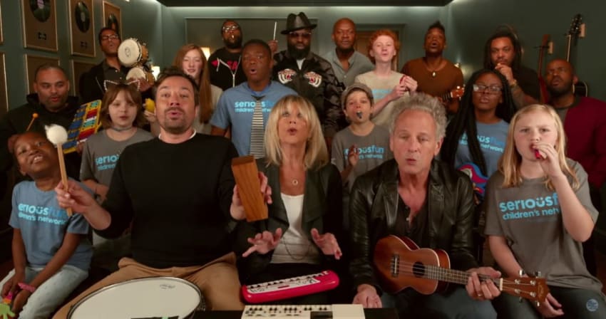 Buckingham McVie Tonight Show Screengrab