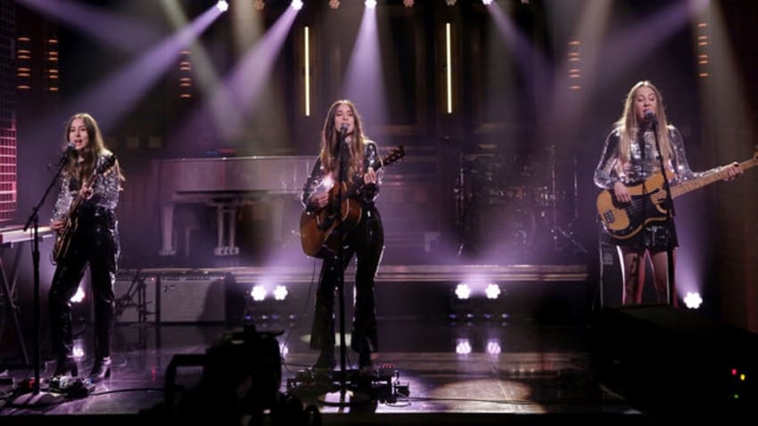 HAIM Perform on 'The Tonight Show Starring Jimmy Fallon'