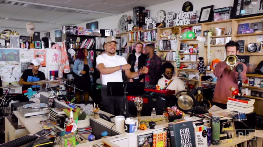 Chance Tiny Desk Screengrab