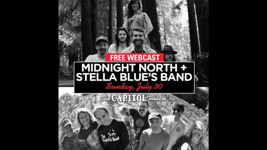 Midnight North & Stella Blue's Band Announce Free Webcast