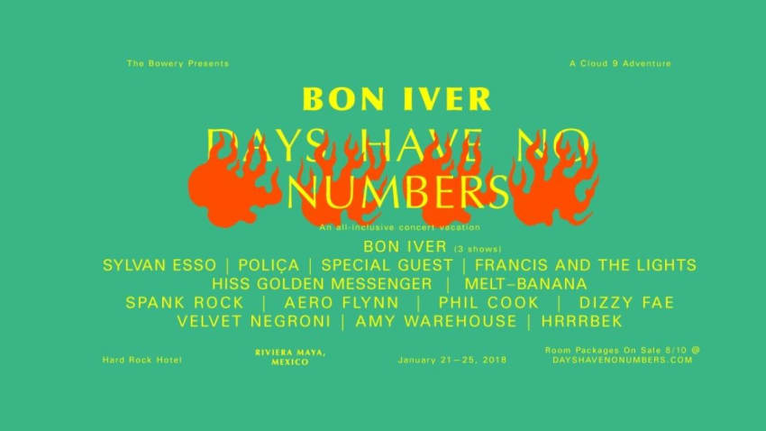 Bon Iver Announces Days Have No Numbers Destination Event In Mexico