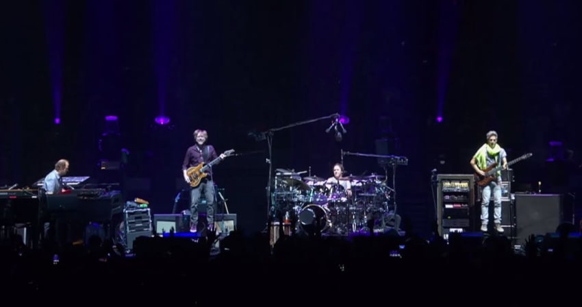 Phish MSG Night 13 Screengrab Tramps