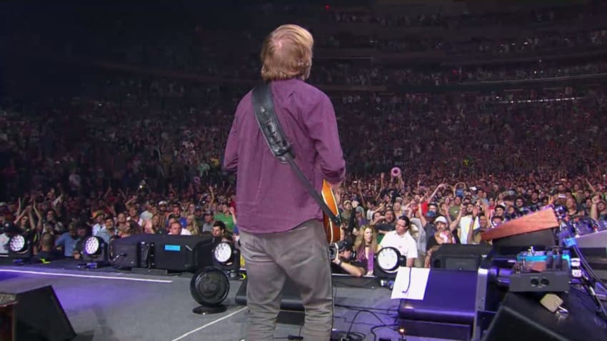 Phish MSG Night 13 Screengrab Trey Crowd