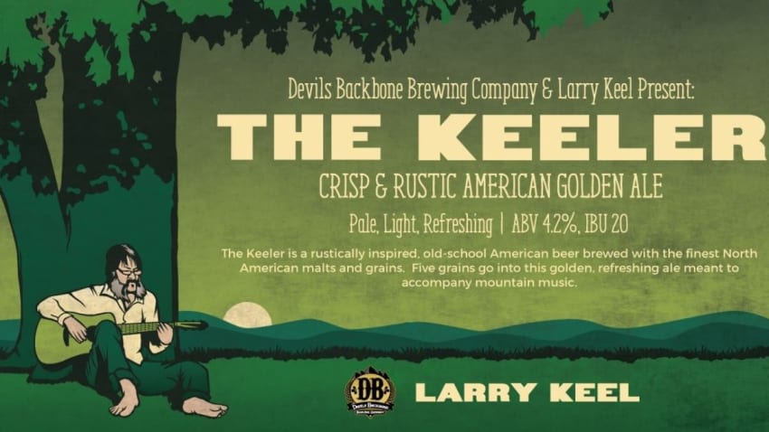 Larry Keel Collaborates With Devils Backbone Brewing For The Keeler Hoopla Beer