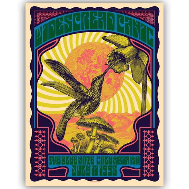 Widespread Panic Columbia 1995 Poster