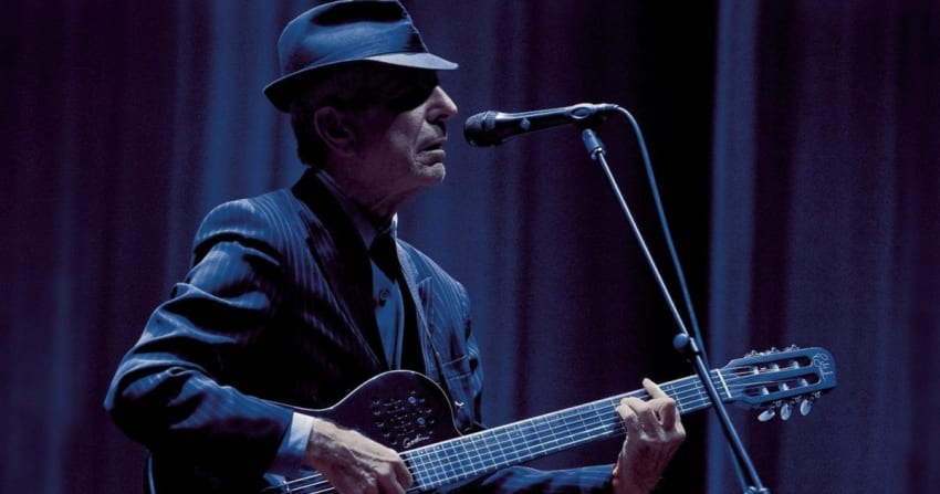Leonard Cohen Live Album Cover Crop