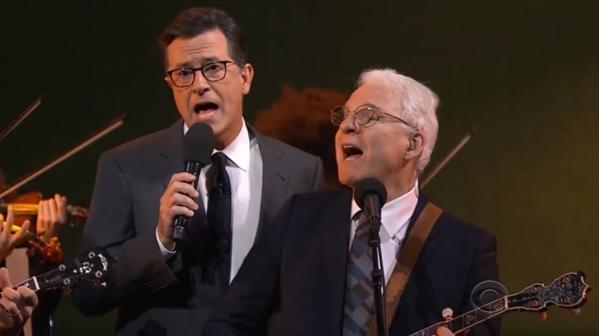 Steve Martin & Steep Canyon Rangers Perform On ‘The Late Show’