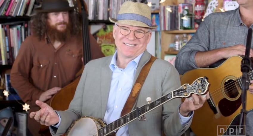 Steve Martin NPR Tiny Desk Screengrab Crop