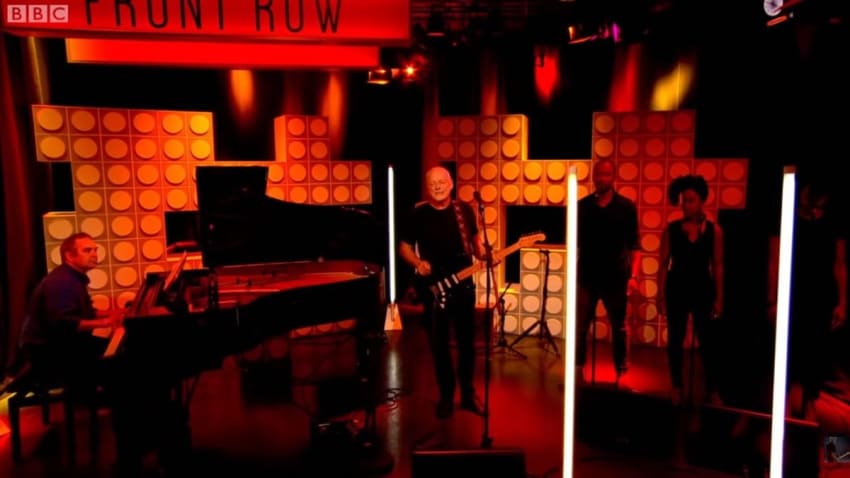 David Gilmour Appears & Performs On BBC 'Front Row'