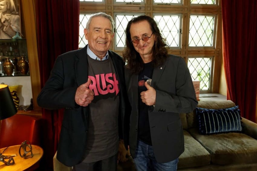 Geddy Lee And Dan Rather