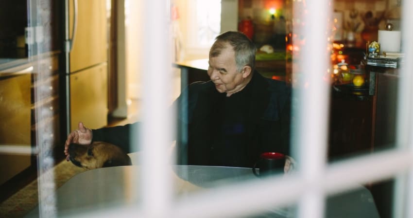 John Prine Dog Press Crop