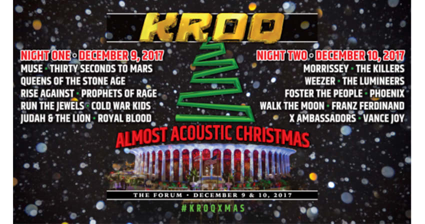 Kroq Acoustic Christmas 2022 Lineup Rumors KROQ Almost Acoustic Christmas 2017 Lineup Dec 9 10, 2017 Kroq Acoustic Christmas 2022 Lineup Rumors KROQ Almost Acoustic Christmas 2017 Lineup Dec 9 10, 2017