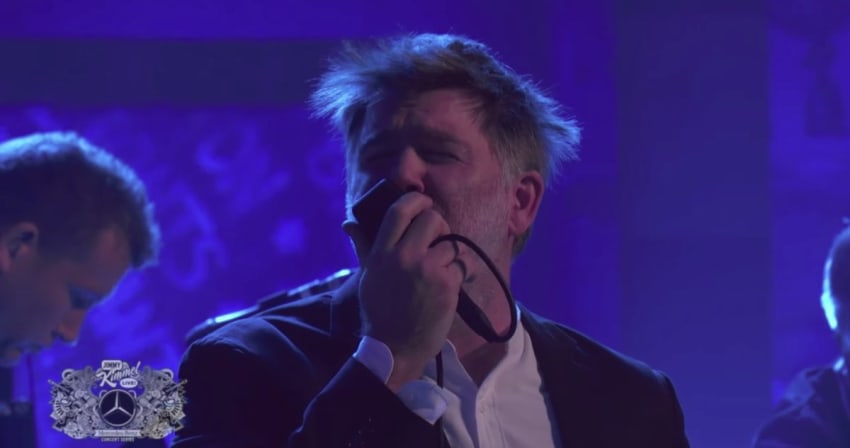 LCD Soundsystem Kimmel Screengrab Crop