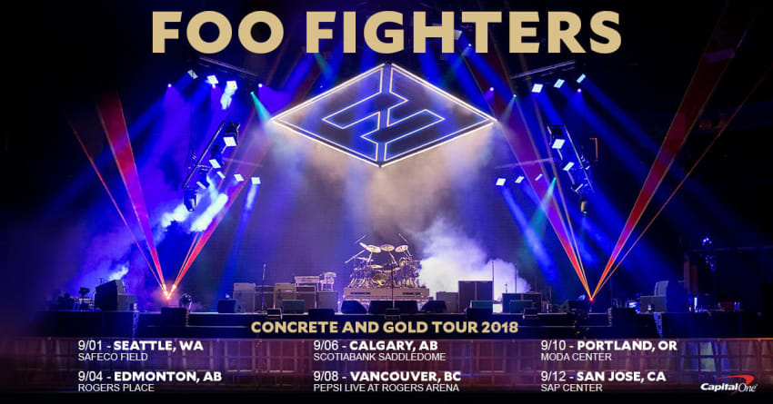 Foo Fighters Tour Poster