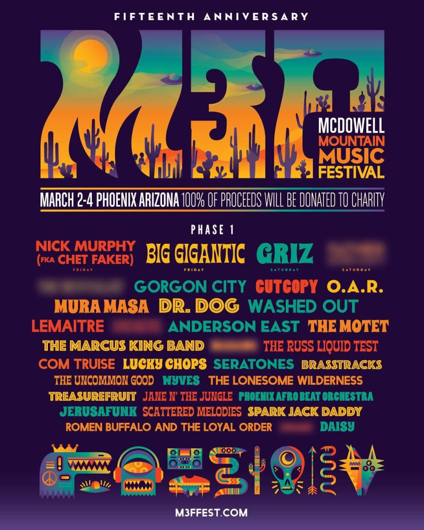 McDowell Mountain Music Festival Announces Initial 2018 Lineup