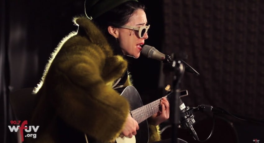 St. Vincent WFUV Screengrab Crop