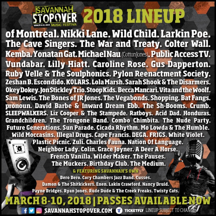 Savannah Stopover Wave 2 2018