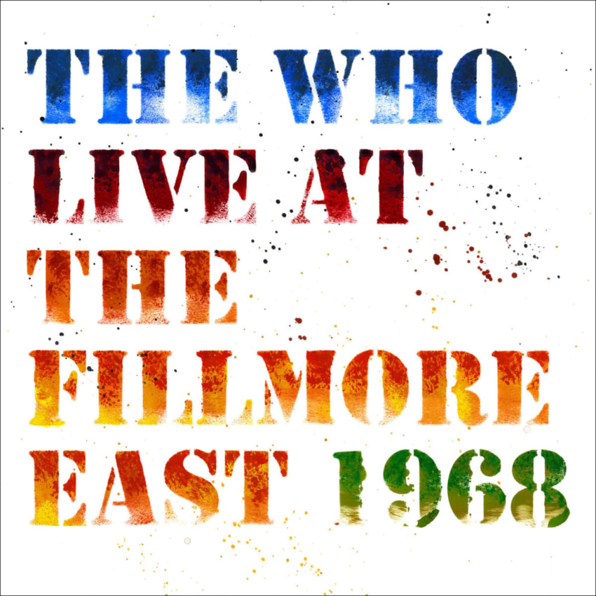 The Who Live At The Fillmore East Cover Art