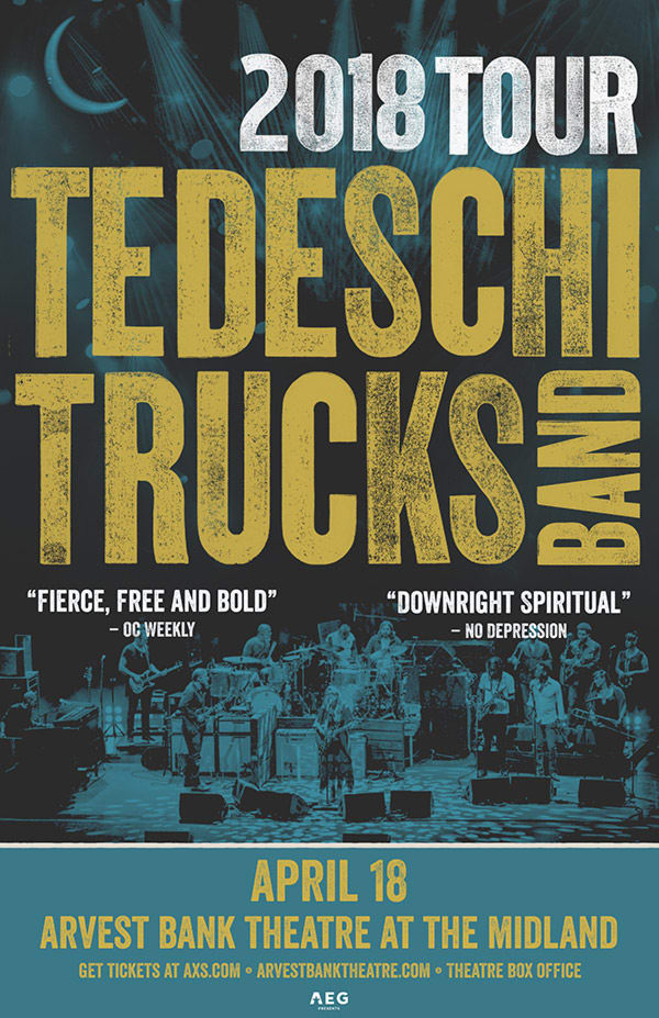 Contest Tedeschi Trucks Band At Arvest Bank Theatre At The Midland 