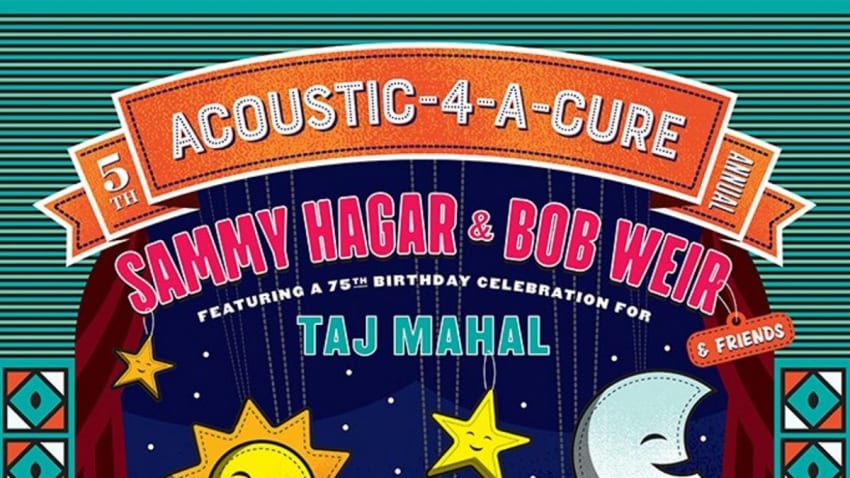 Acoustic-4-A-Cure V To Feature Sammy Hagar, Bob Weir, Taj Mahal & More