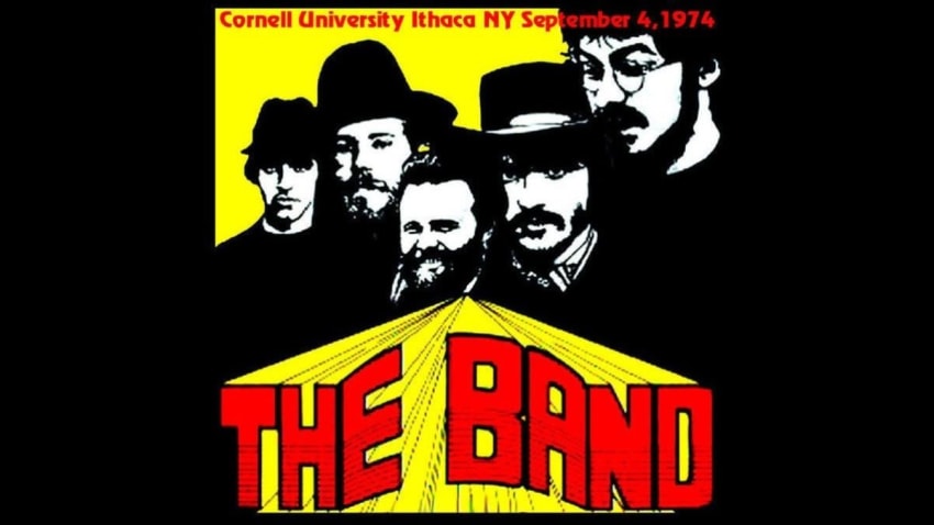 The Band Plays Barton Hall At Cornell University In 1974