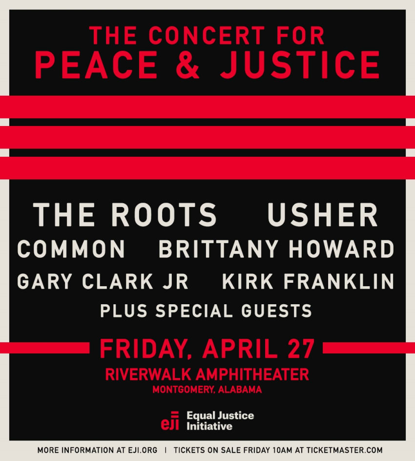 Concert For Peace Justice Poster