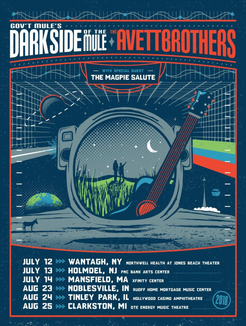 Gov't Mule's 'Dark Side Of The Mule' & The Avett Brothers Announce Co