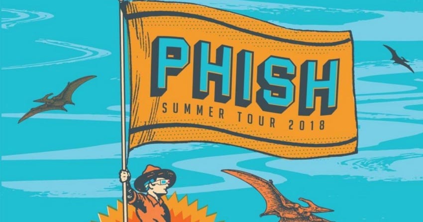 Phish Summer Tour 2018 Graphic Crop
