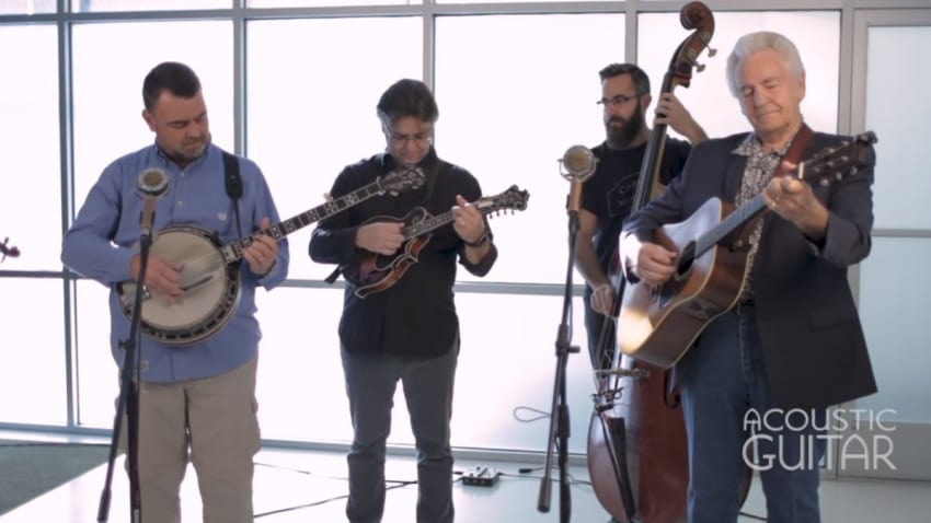 The Del McCoury Band Performs Acoustic Guitar Session